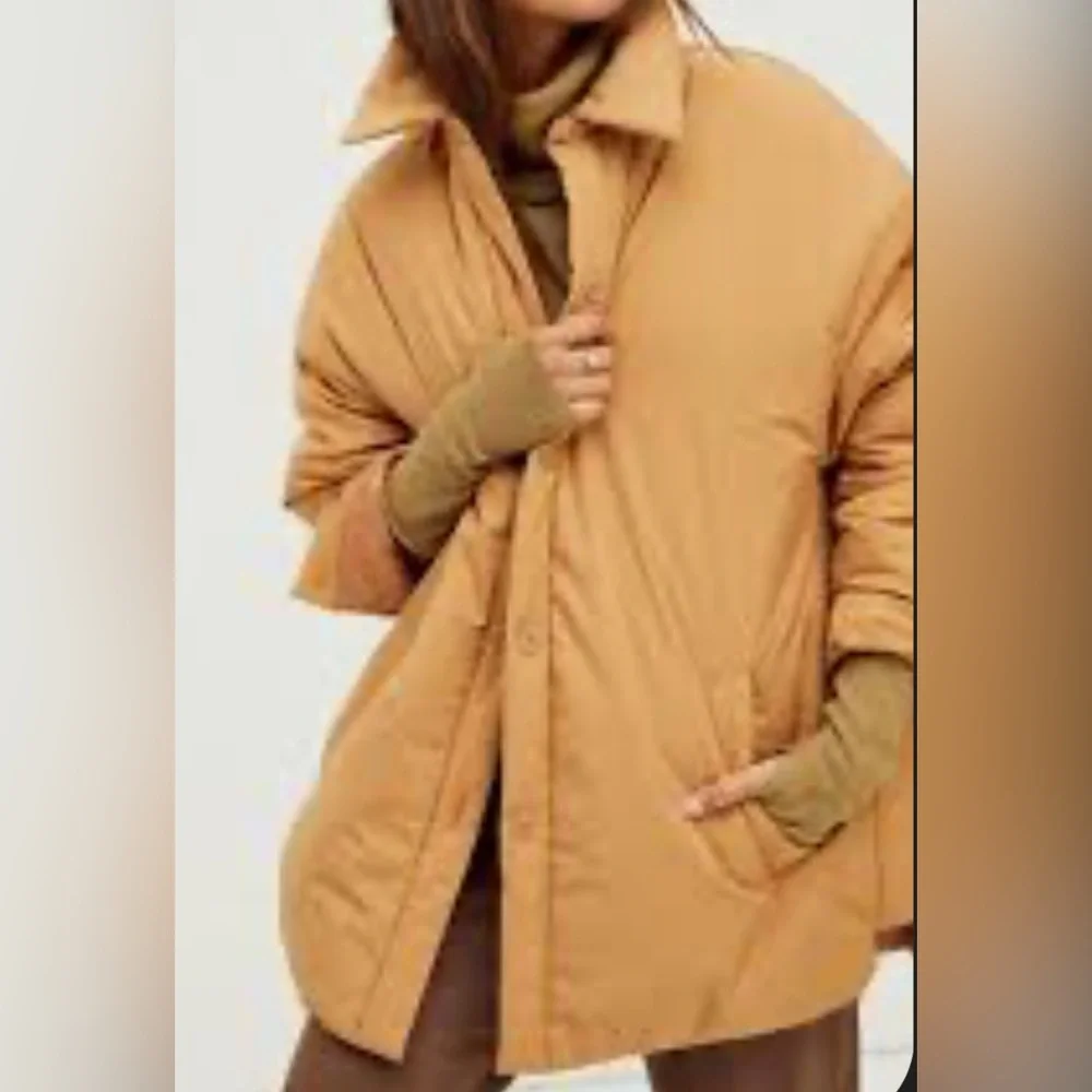We The Free Crazy Cool Shirt Jacket XS Lightweight Oversized Canyon Sunset
